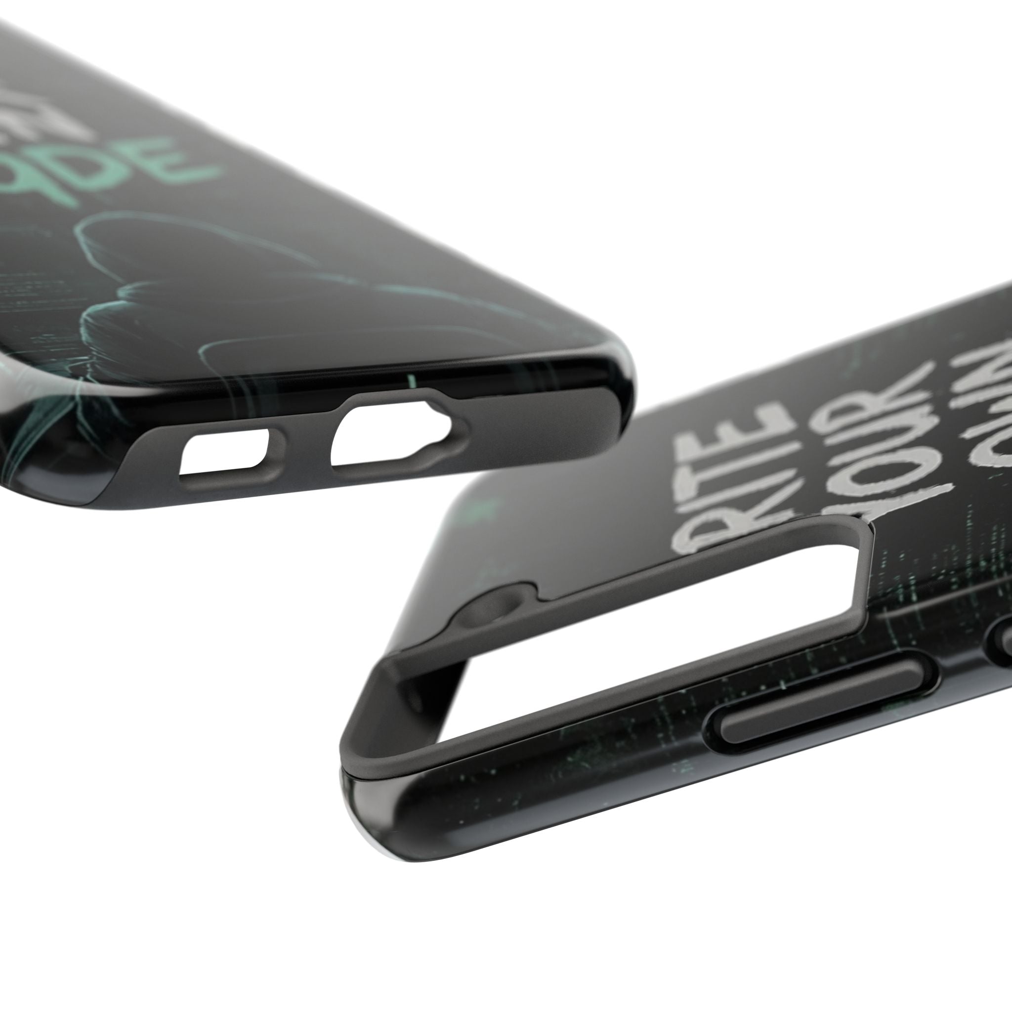 "Write Your Own Code" Motivational Programmer Coding Graphic Design Tough Phone Case