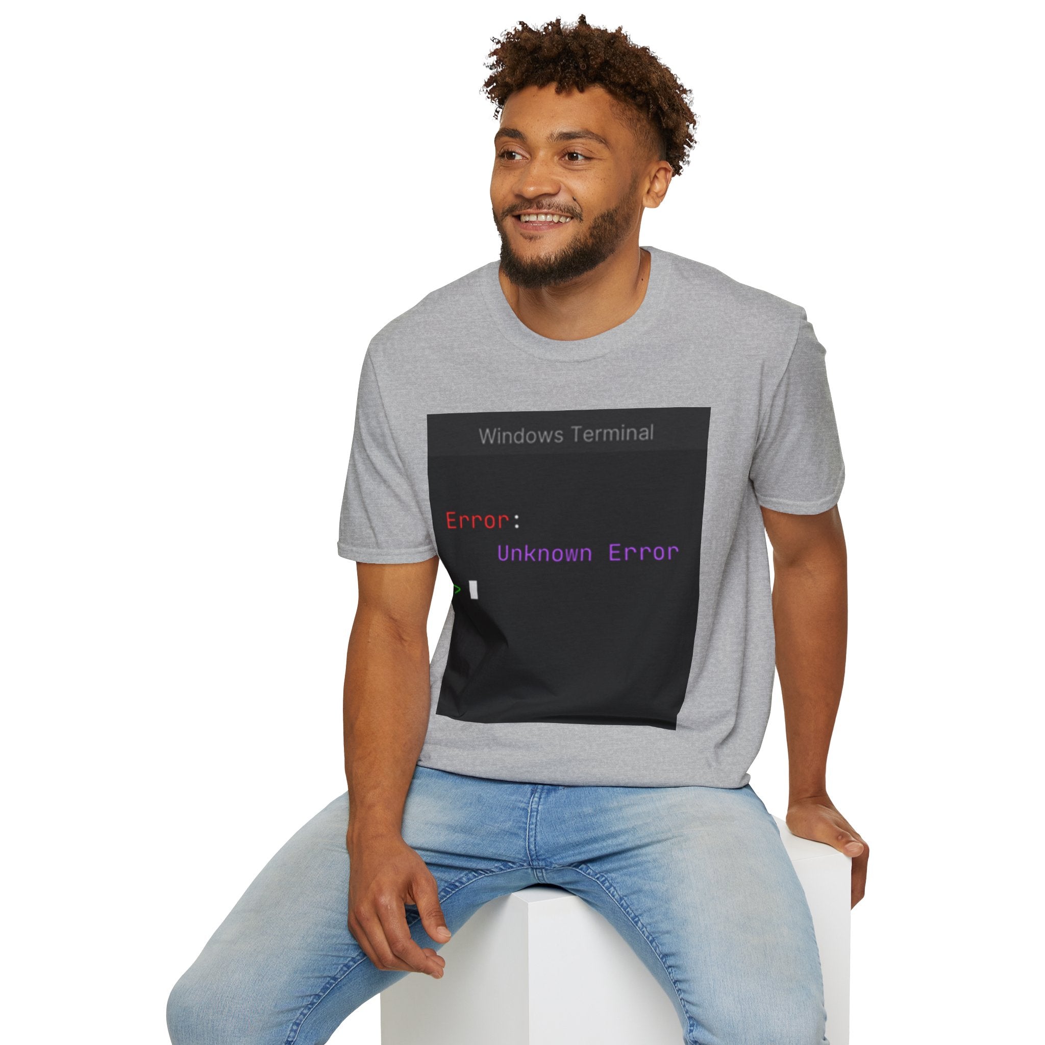 "Error: Unknown Error" Coding Terminal Tech Humor Graphic T-Shirt