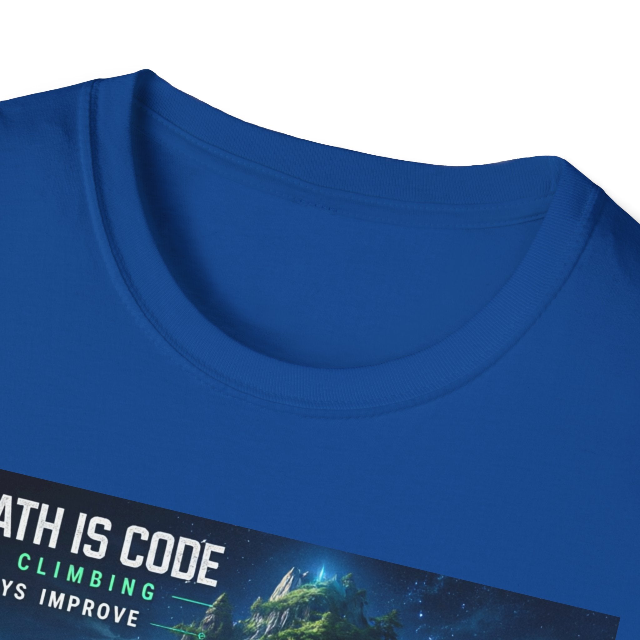 "The Path Is Code" Motivational Programming Mountaintop Pathway Graphic Design T-Shirt