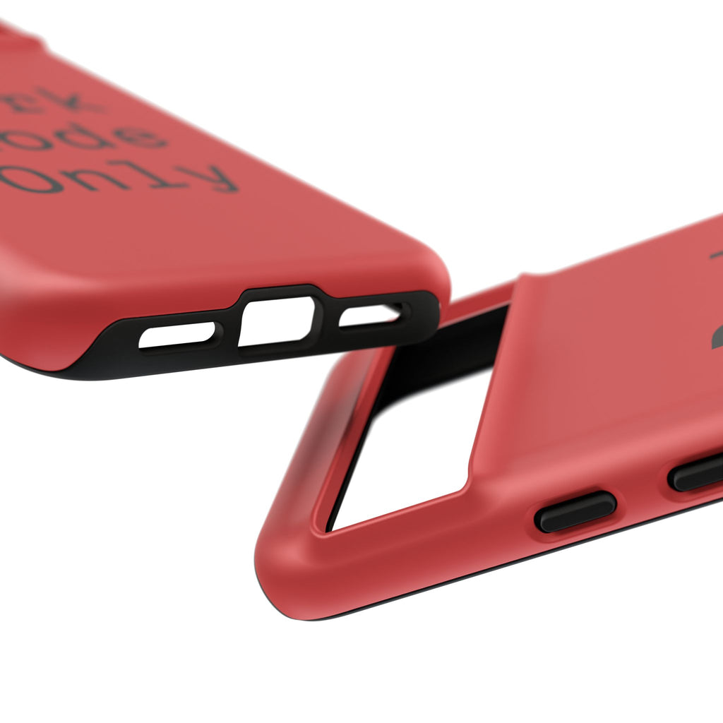 Tech Humor "Dark Mode Only" Phone Case
