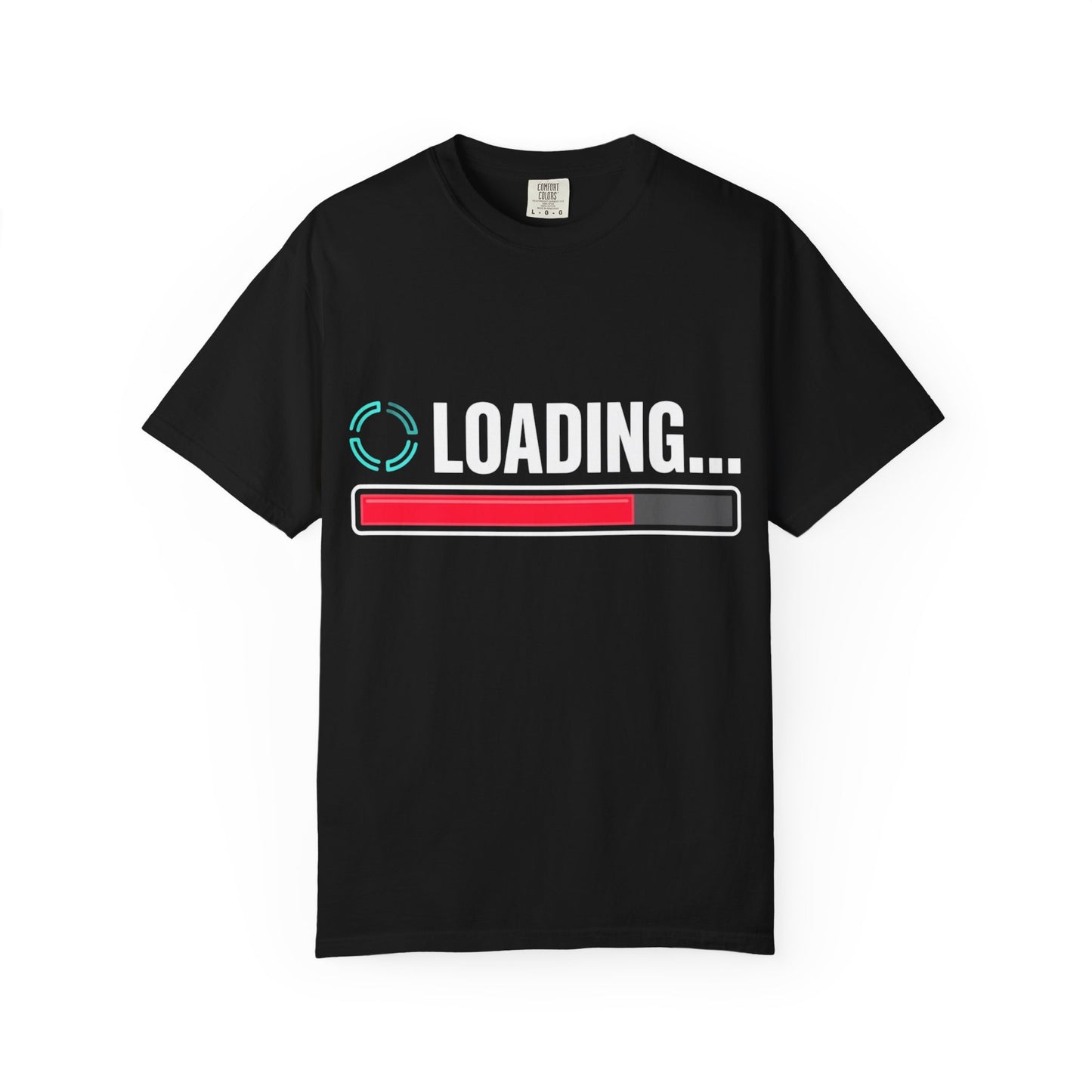 "Loading..." Progress Bar T-Shirt — Funny Tech Graphic Tee