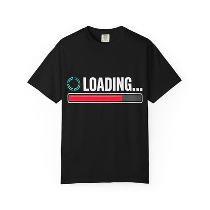 "Loading..." Progress Bar T-Shirt — Funny Tech Graphic Tee