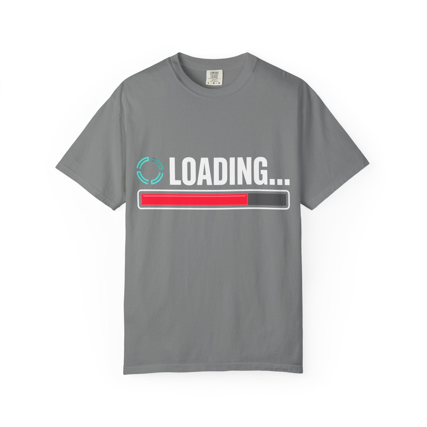 "Loading..." Progress Bar T-Shirt — Funny Tech Graphic Tee