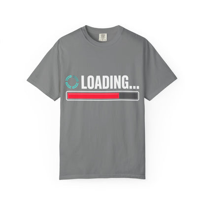 "Loading..." Progress Bar T-Shirt — Funny Tech Graphic Tee