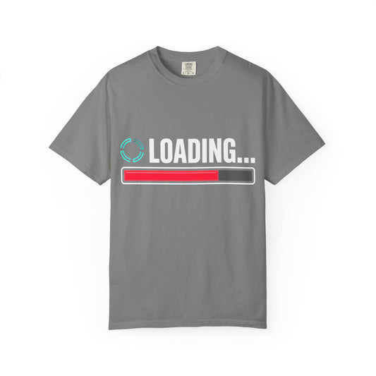"Loading..." Progress Bar T-Shirt — Funny Tech Graphic Tee