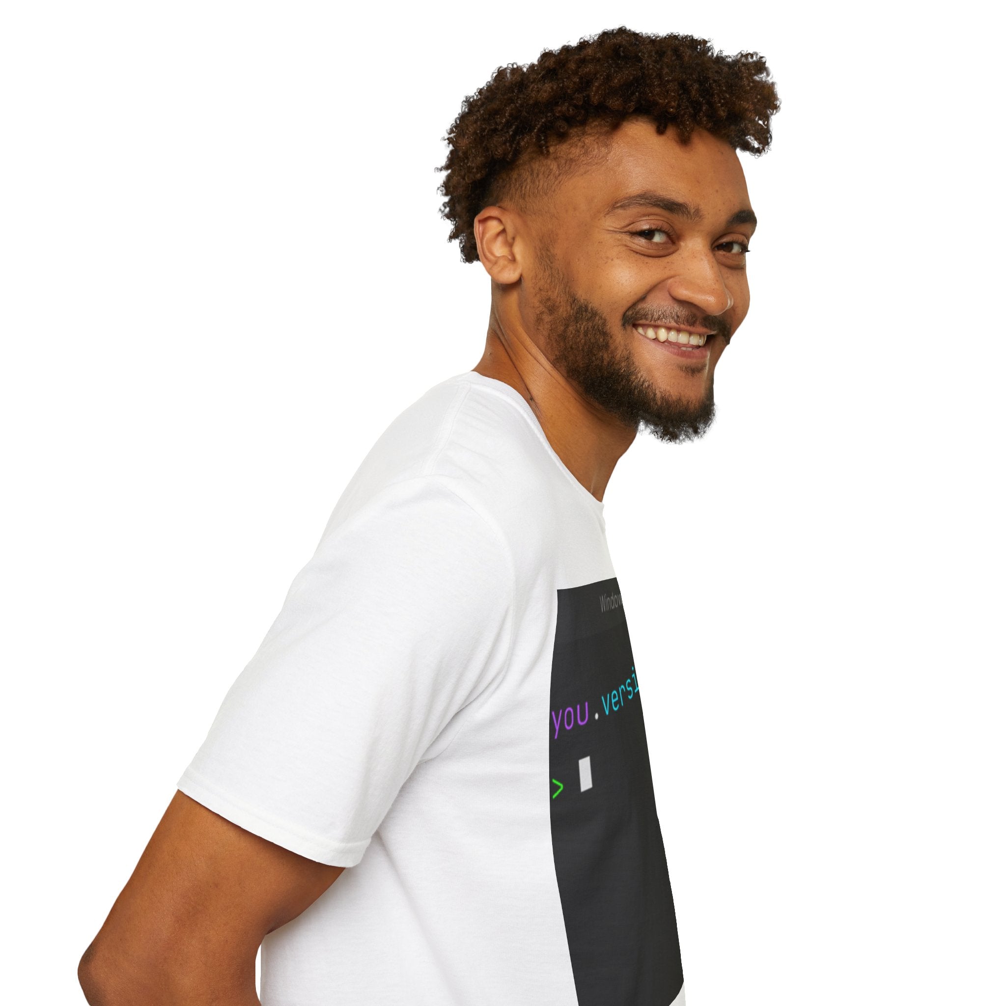 "you.version++" Coding Terminal Motivational Graphic T-Shirt