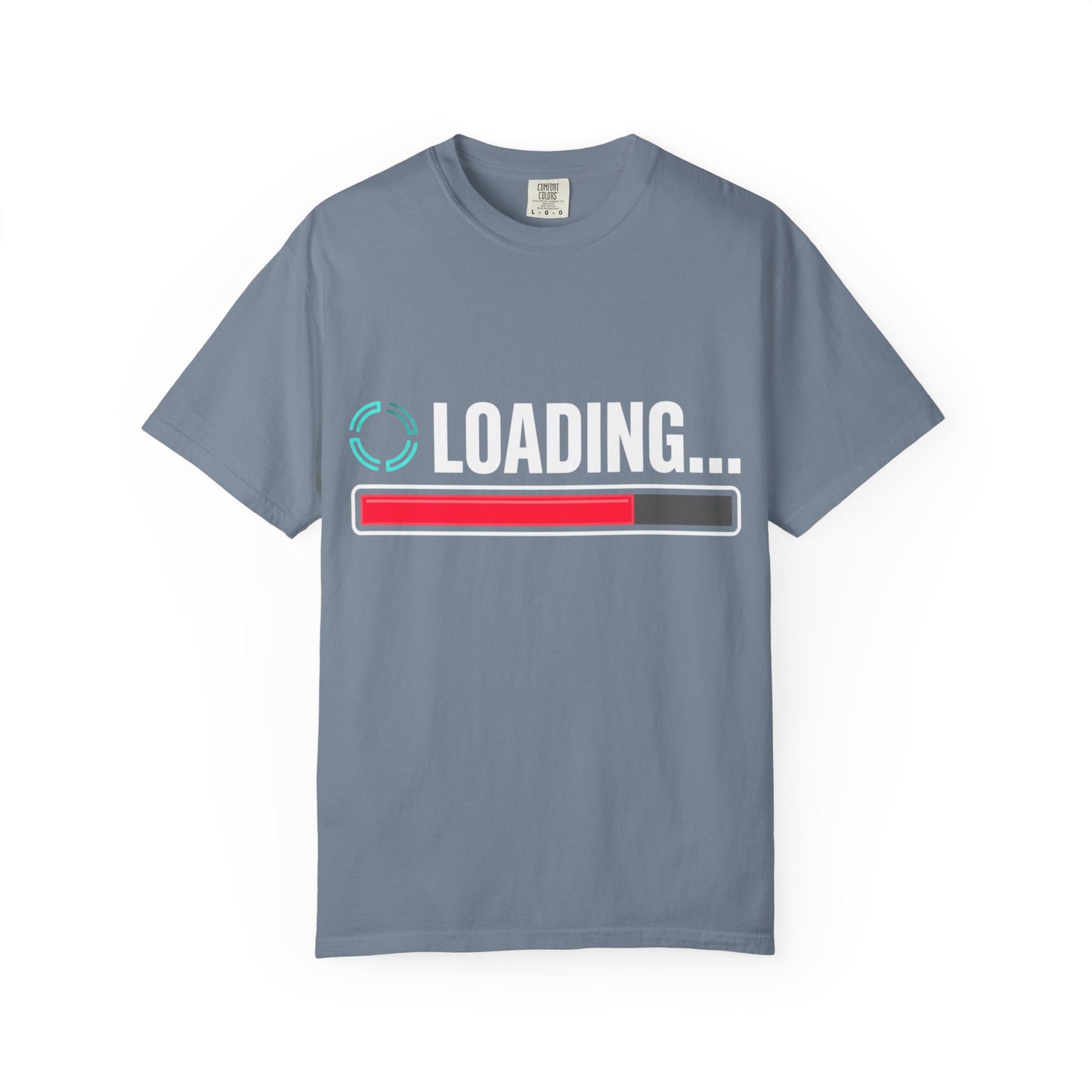 "Loading..." Progress Bar T-Shirt — Funny Tech Graphic Tee