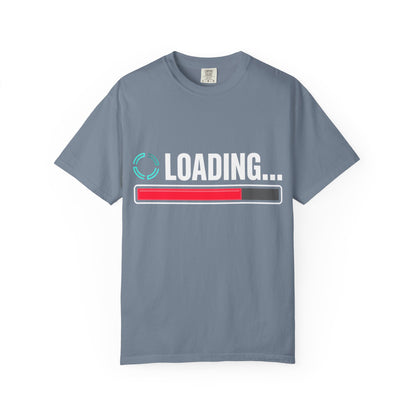 "Loading..." Progress Bar T-Shirt — Funny Tech Graphic Tee