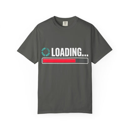 "Loading..." Progress Bar T-Shirt — Funny Tech Graphic Tee