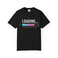 "Loading… Neon Progress Bar" T-Shirt — Minimalist Progress Bar Tee