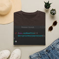 "if (you.canReadThis) { decryptionKeyCompromised(); }" Coding Terminal Tech Humor Graphic T-Shirt