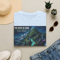 "The Path Is Code" Motivational Programming Mountaintop Pathway Graphic Design T-Shirt