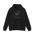 "Version 2.0" Motivational Programmer Coding Neon Black & Blue Hoodie