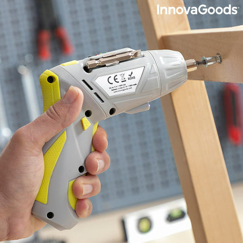 Multi-Position Wireless Electric Screwdriver with Accessories