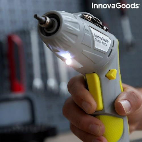 Multi-Position Wireless Electric Screwdriver with Accessories