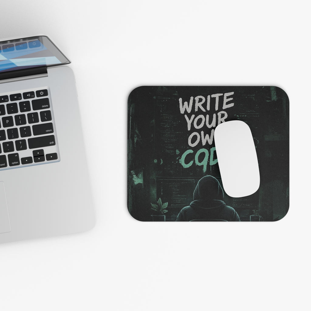 "Write Your Own Code" Motivational Programmer/Gamer Mouse Pad