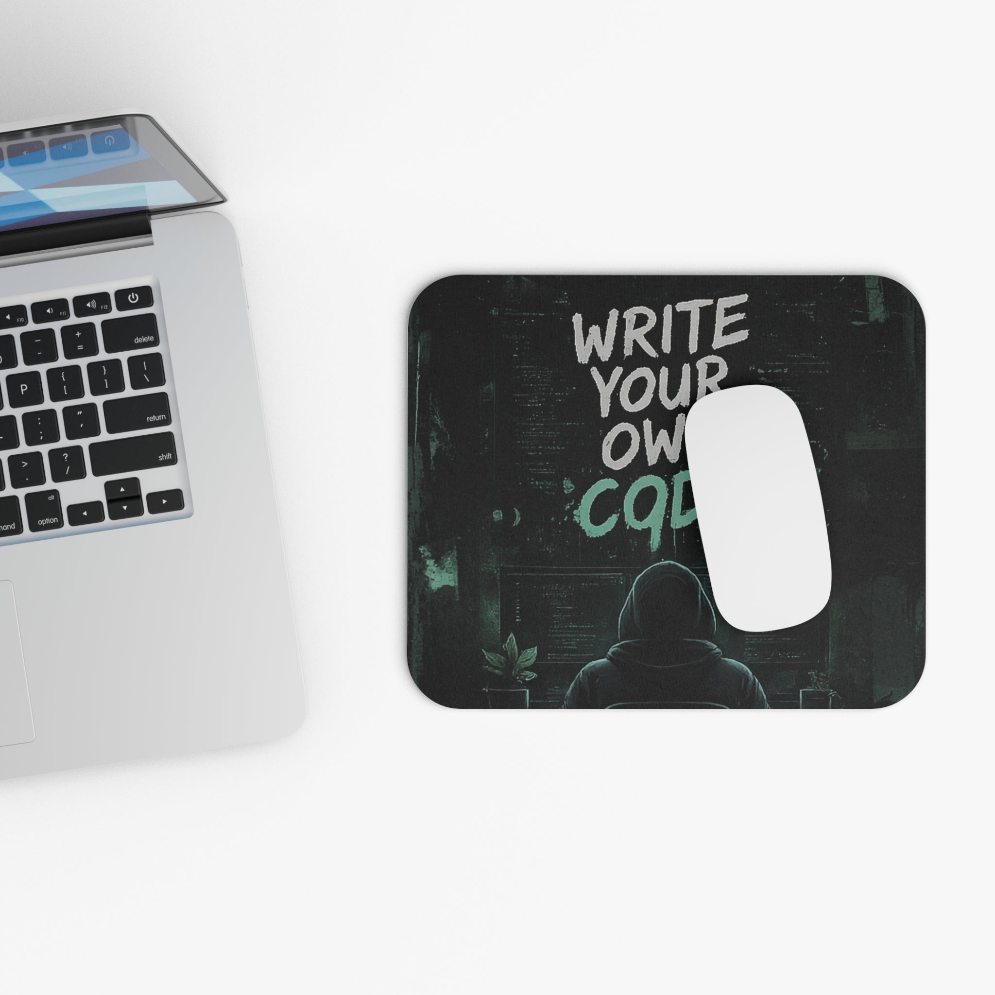 "Write Your Own Code" Motivational Programmer/Gamer Mouse Pad