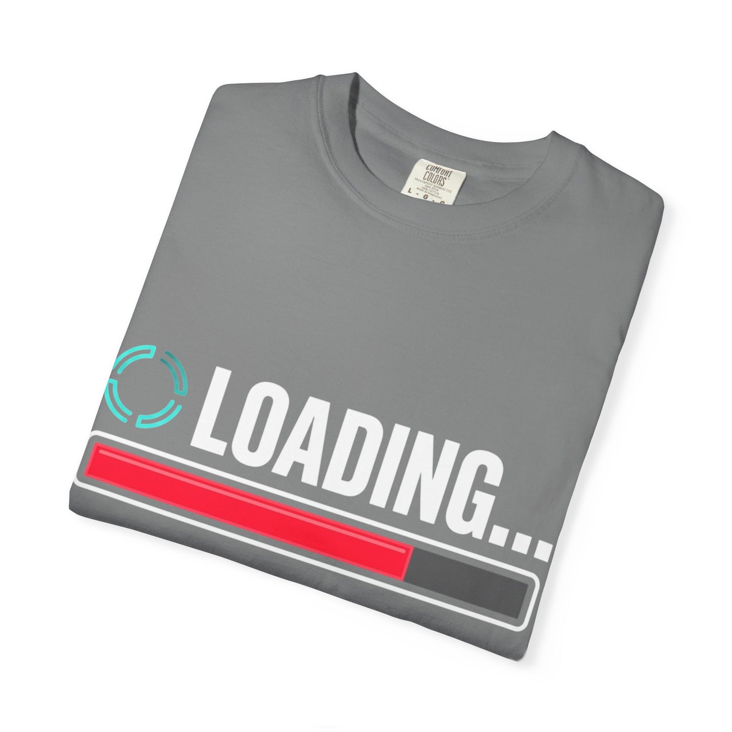 "Loading..." Progress Bar T-Shirt — Funny Tech Graphic Tee