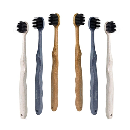Wide Head Charcoal Toothbrush