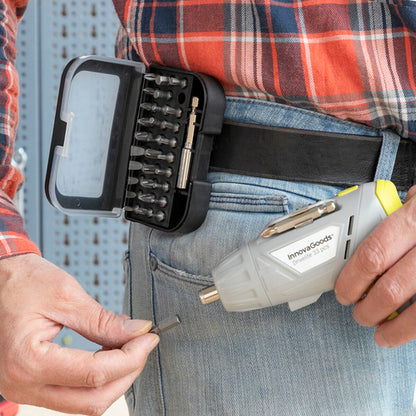 Multi-Position Wireless Electric Screwdriver with Accessories