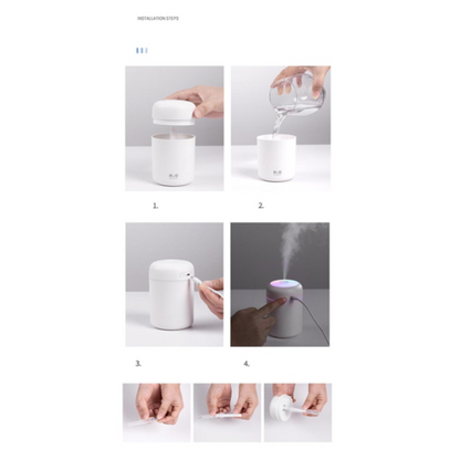 Portable Air Humidifier Aroma Essential Oil Diffuser for Car/Home